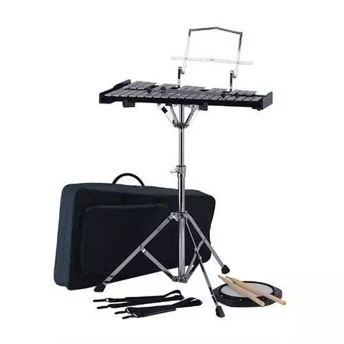 Glockenspiel Kit with Practice Pad and Carrying Bag