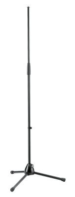 K & M Stands - 201/2 Microphone Stand with Short Folding Legs - Black