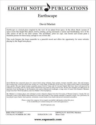 Eighth Note Publications - Earthscape - Marlatt - Brass Choir/Percussion