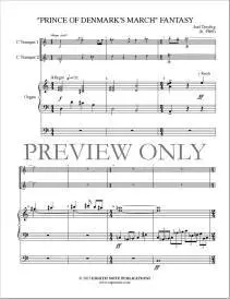 \'\'Prince of Denmark\'s March\'\' Fantasy - Treybig - 2 Trumpets/Organ