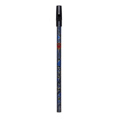 Generation - BoHo Penny Whistle Key of D - Paisley/Blue