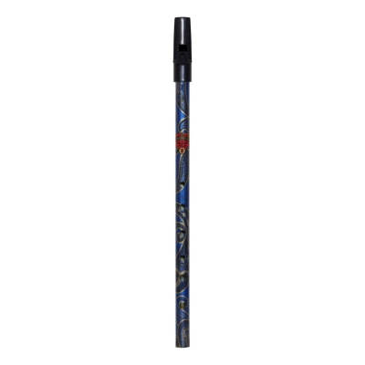 Generation - BoHo Penny Whistle Key of D - Paisley/Blue