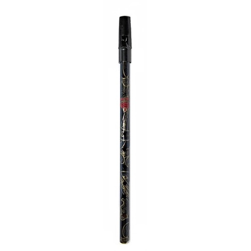 BoHo Penny Whistle Key of D - Paisley/Black