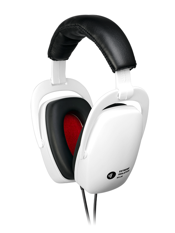 EX-29 Closed Back Isolation Headphones - White