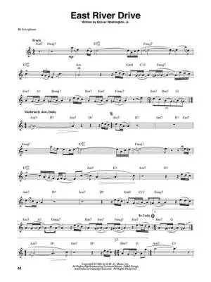 Grover Washington, Jr.: Saxophone Play-Along Volume 7 - Book/Audio Online