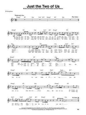 Grover Washington, Jr.: Saxophone Play-Along Volume 7 - Book/Audio Online