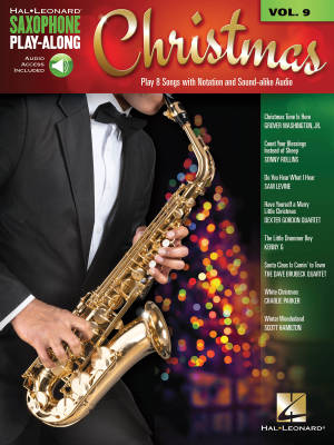 Hal Leonard - Christmas Saxophone Play-Along Volume 9 - Book/Audio Online