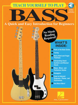 Hal Leonard - Teach Yourself To Play Bass - Guitare basse - Livre/Audio en ligne