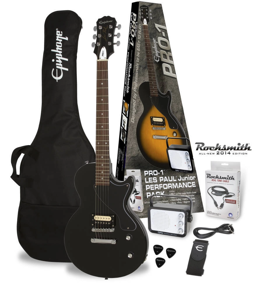 Pro-1 Les Paul Package - Ebony