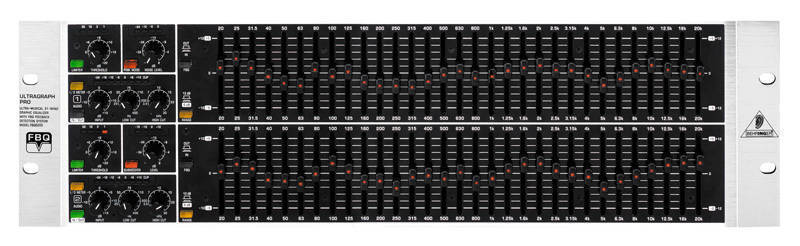 Behringer - FBQ6200 - 31-Band Graphic Equalizer with Feedback Detection  System