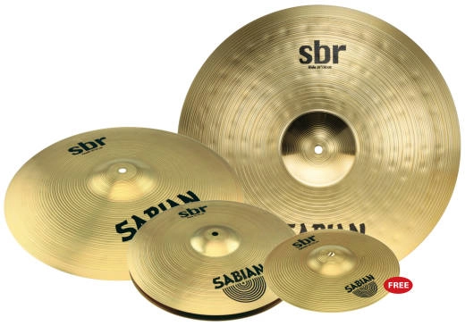 Sabian SBR Pack w/Free 10\'\' Splash