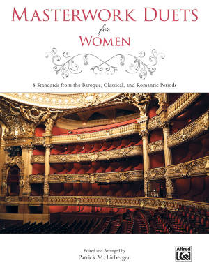 Alfred Publishing - Masterwork Duets for Women - Liebergen - Vocal Duets- Book