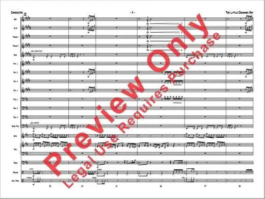 The Little Drummer Boy - Davis /Onorati /Simeone /Goodwin - Jazz Ensemble - Gr. 6