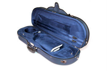 Lightweight D-Shape Violin Case 4/4 - Blue