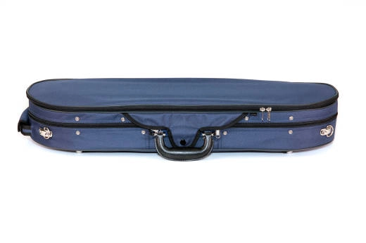 Lightweight D-Shape Violin Case 4/4 - Blue