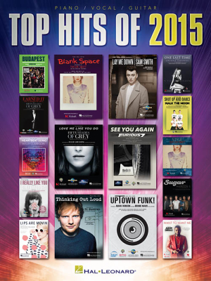 Top Hits Of 2015 - Piano/Vocal/Guitar - Book