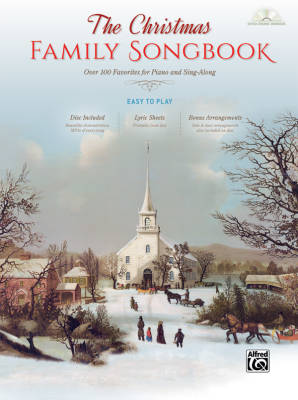 The Christmas Family Songbook - Piano/Vocal/Guitar - Book/DVD-ROM