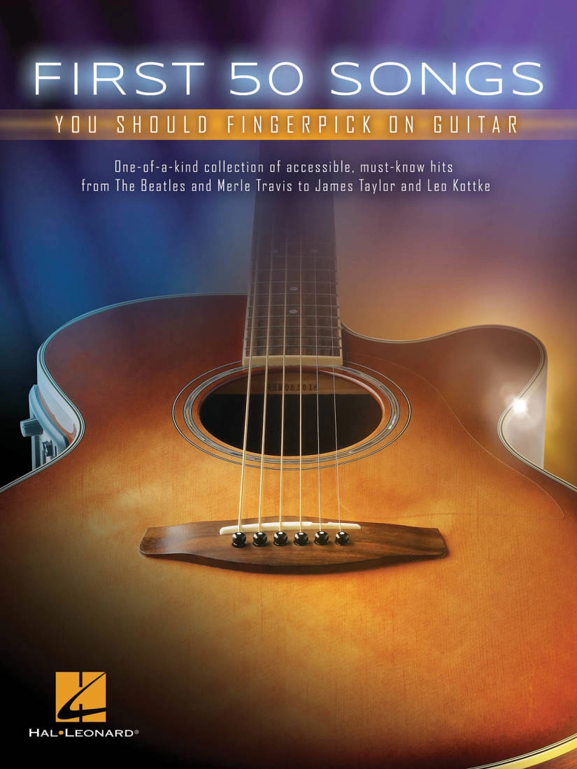 First 50 Songs You Should Fingerpick On Guitar - Guitar TAB - Book