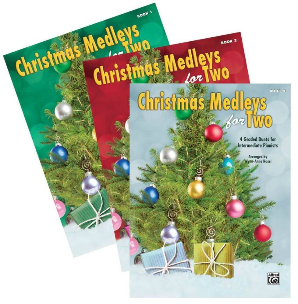 Christmas Medleys for Two, 1-3 (Value Pack) - Rossi - Piano Duet - Packet (Books 1-3)