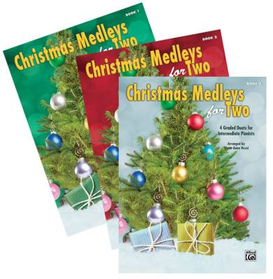 Alfred Publishing - Christmas Medleys for Two, 1-3 (Value Pack) - Rossi - Piano Duet - Packet (Books 1-3)