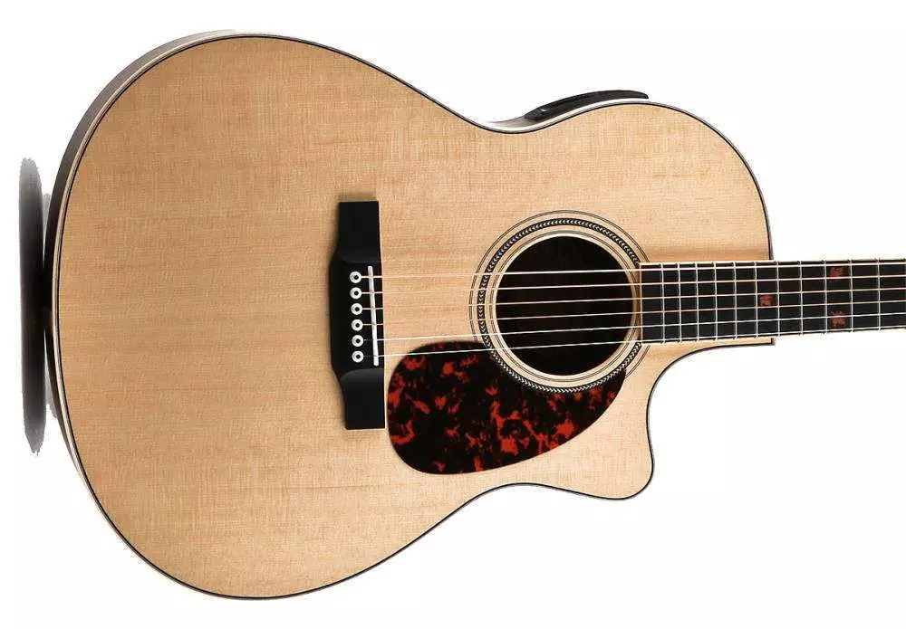 LV Body Limited Maple Leaf Edition w/ Electronics & Cutaway - Spruce/Walnut