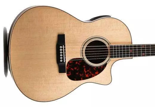 LV Body Limited Maple Leaf Edition w/ Electronics & Cutaway - Spruce/Walnut