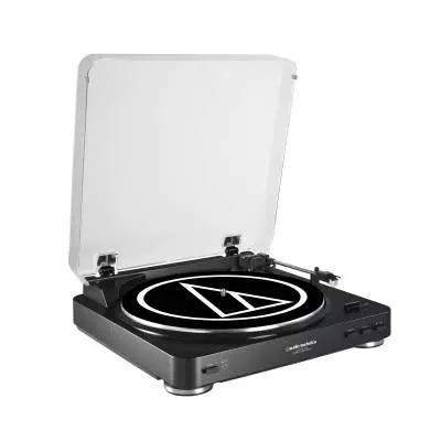 Belt-Drive Stereo Turntable w/ USB - Black