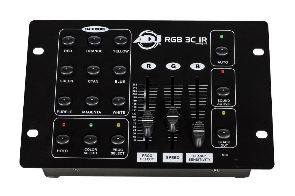 RGB LED 3 Channel Controller w/ IR