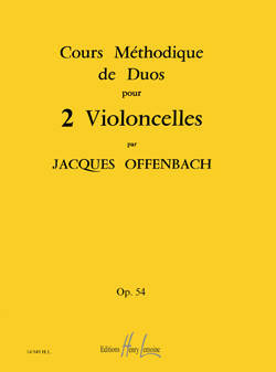 Cours methodique de duos pour deux violoncelles Op.54 - Offenbach - Cello Duet