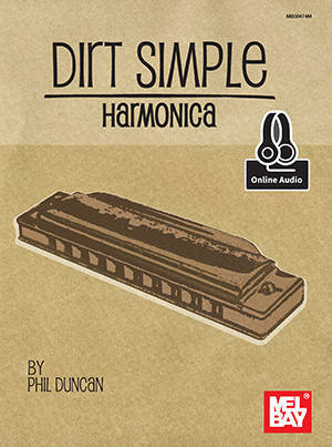 Dirt Simple Harmonica - Duncan - Diatonic Harmonica - Book/Audio Online