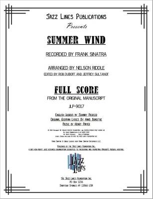 Jazz Lines Publications - Summer Wind - Mercer /Mayer /Riddle /Duboff - Jazz Ensemble/Vocal - Gr. Medium Easy