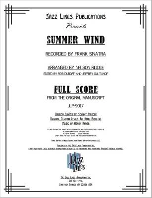 Jazz Lines Publications - Summer Wind - Mercer /Mayer /Riddle /Duboff - Jazz Ensemble/Vocal - Gr. Medium Easy