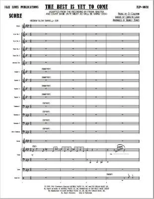 The Best Is Yet To Come - Leigh/Coleman/Jones - Jazz Ensemble/Vocal - Gr. Difficult