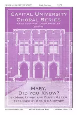 Beckenhorst Press Inc - Mary, Did You Know? - Courtney - SATB