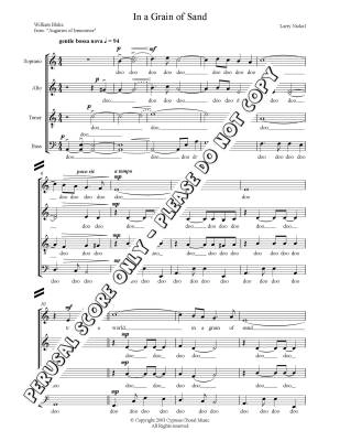 In a Grain of Sand - Blake/Nickel - SATB