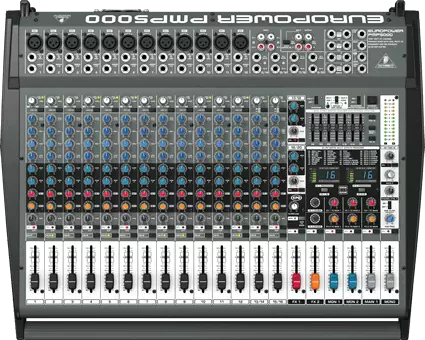 PMP5000 - 1200-Watt 20-Channel Powered Mixer