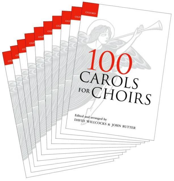 100 Carols For Choirs - Willcocks/Rutter - SATB - Paperback Book, Pack of 10