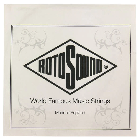 Black Nylon Flatwound Bass Single String - Extra long - .135