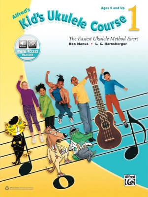 Alfred Publishing - Alfreds Kids Ukulele Course 1 - Manus/Harnsberger - Ukulele - Book/Audio Online