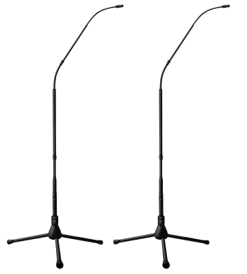 Earthworks - FW430TPBmp  Matched Stereo Pair of 4 Foot Tall FlexWand Microphones with Tripod Base - Cardioid