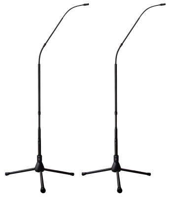 Earthworks - FW430TPBmp  Matched Stereo Pair of 4 Foot Tall FlexWand Microphones with Tripod Base - Cardioid