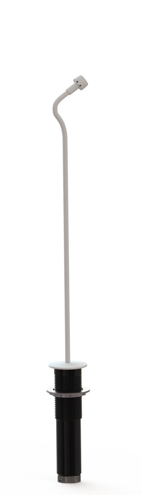 IM10-W Installation Microphone with 10 Inch Gooseneck - White