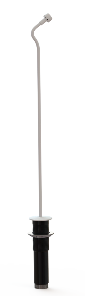 IM12-W Installation Microphone with 12 Inch Gooseneck - White