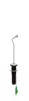 Earthworks - IML6-W Installation Microphone with 6 Inch Gooseneck and LumiComm Touch Ring - White