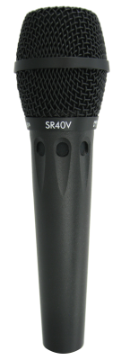 Earthworks - SR40V Hypercardioid Condenser Microphone for Live Vocals - 30Hz To 40kHz