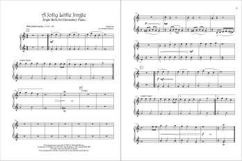 A Jolly Little Jingle - Maxner - Piano Trio (1 Piano, 6 Hands, Mixed Levels)