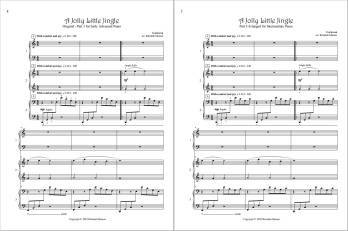 A Jolly Little Jingle - Maxner - Piano Trio (1 Piano, 6 Hands, Mixed Levels)
