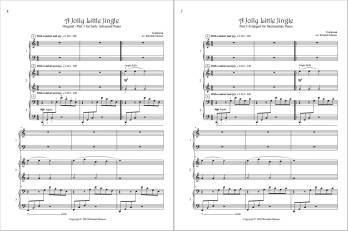 A Jolly Little Jingle - Maxner - Piano Trio (1 Piano, 6 Hands, Mixed Levels)