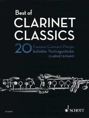 Schott - Best of Clarinet Classics : 20 pices de concert clbres pour clarinette et piano - Mauz - Livre
