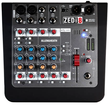 Allen & Heath - ZEDi-8 6-Channel Hybrid Mixer / USB Interface